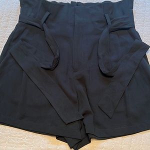 Black High Waisted Shorts